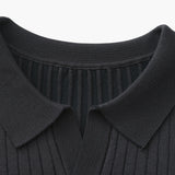 Christian | Heren Korte Mouw Fijn Ribtricot Polo-Shirt