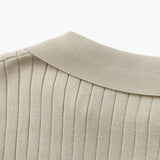 Christian | Heren Korte Mouw Fijn Ribtricot Polo-Shirt