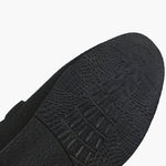 Elias | Stijlvolle herenslipper van suède met een elegant metalen detail