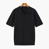 Christian | Heren Korte Mouw Fijn Ribtricot Polo-Shirt