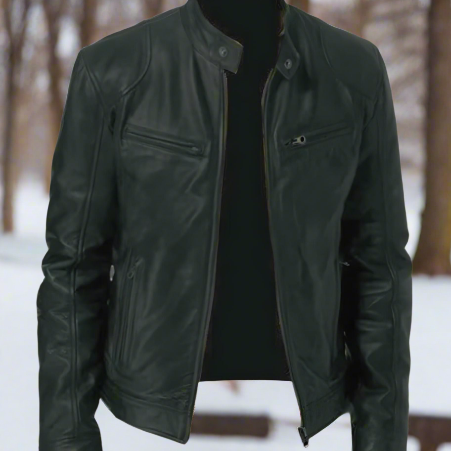 Ruben™ Stijlvolle Leren Jas voor Heren