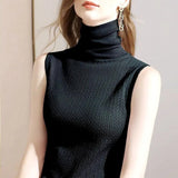 Diede™ Elegante Mouwloze Coltrui Top
