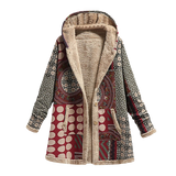 Fieneke™ Dames Patchwork Winterjas