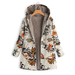 Myrthe™ Warme Fleece Jas met Boho Print