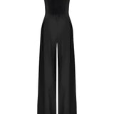 Elegante strapless jumpsuit voor dames – Wijd gesneden voor de zomer