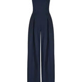 Elegante strapless jumpsuit voor dames – Wijd gesneden voor de zomer