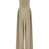 Elegante strapless jumpsuit voor dames – Wijd gesneden voor de zomer