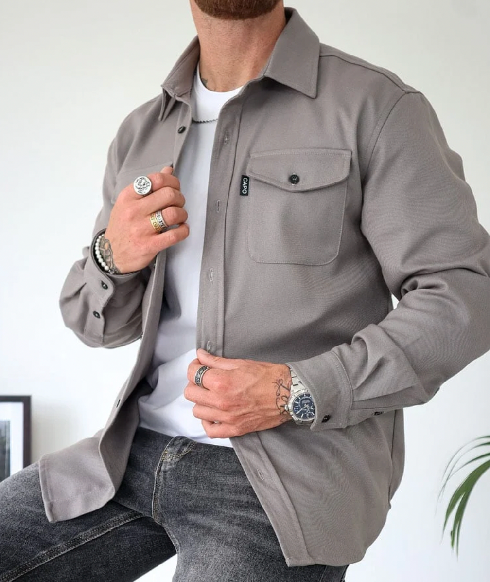 Arend™ Heren Overshirt met Stijlvolle Pasvorm