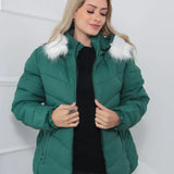 Eliane™ Warme Gewatteerde Winterjas