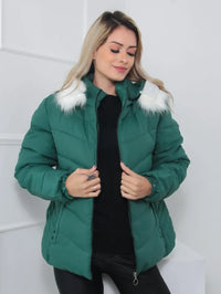 Eliane™ Warme Gewatteerde Winterjas