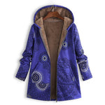 Myrthe™ Warme Fleece Jas met Boho Print