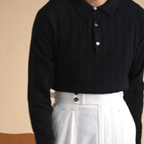 Jelle™ Elegante Heren Fijngebreide Polo