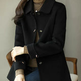 Alix™ Dames Elegante Wolmix Jas