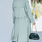 Nika™ Stijlvolle lange trenchcoat