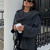 Ella | Elegante Cape-Jacke – Tijdloos Stijl en Veelzijdige Elegantie