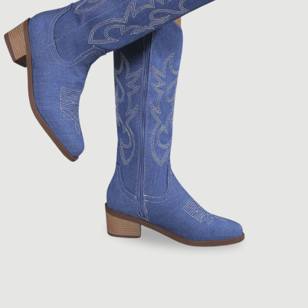 Kesha | Cowboylaarzen van Denim