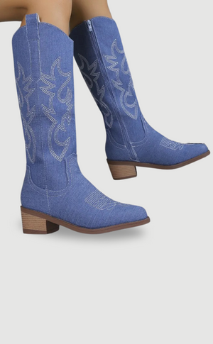 Kesha | Cowboylaarzen van Denim