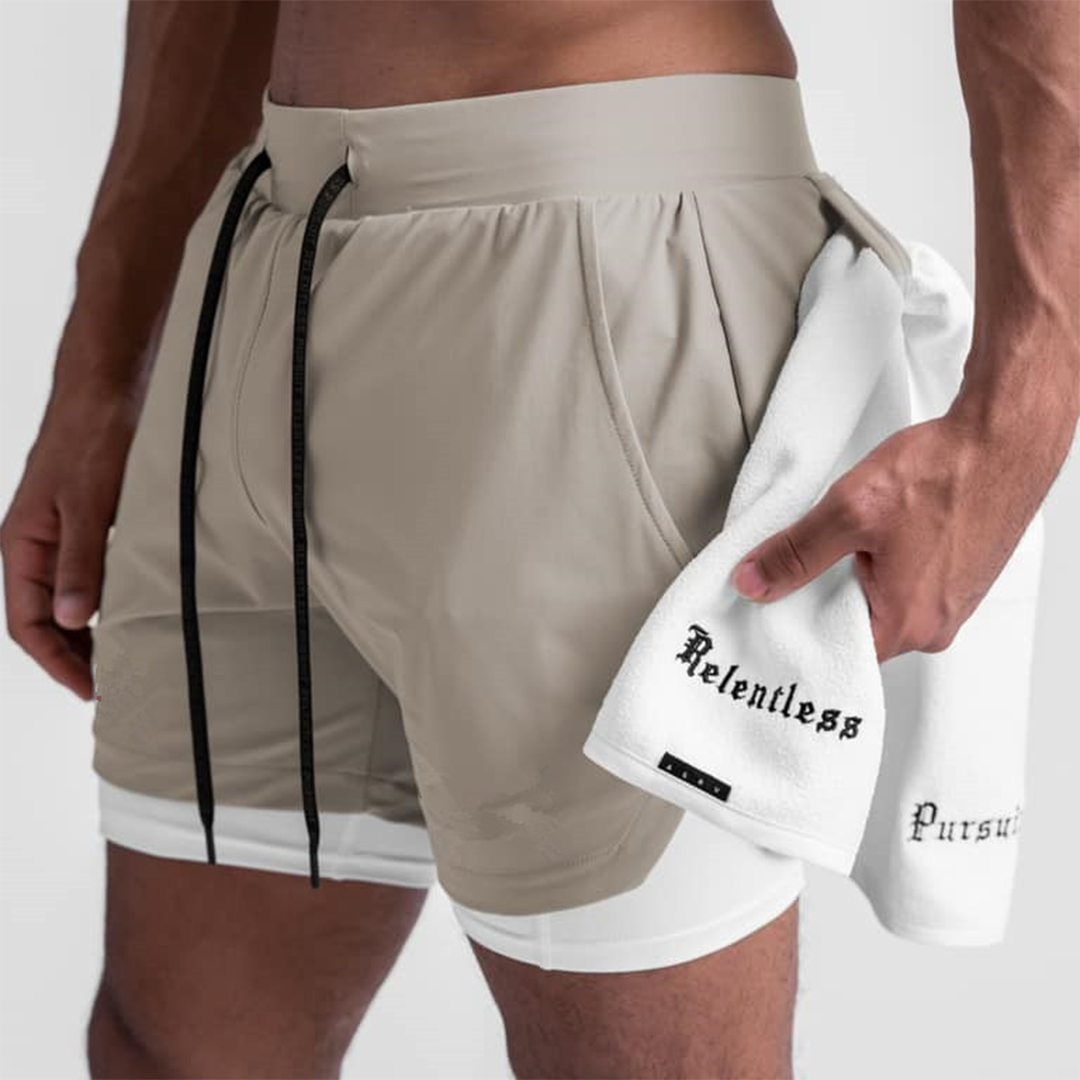 Carter™ Heren 2-in-1 Sportshort