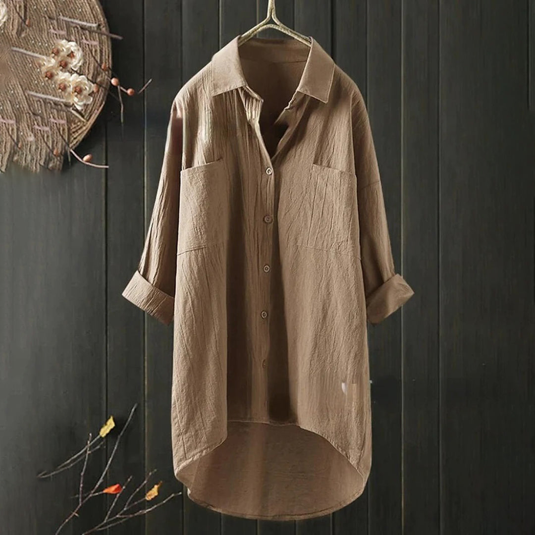 Zoe™ Dames Losvallende Blouse