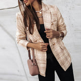 Stijlvolle™ Geruite Blazer voor Dames