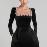 Yassy | Velvet Elegante Jurk