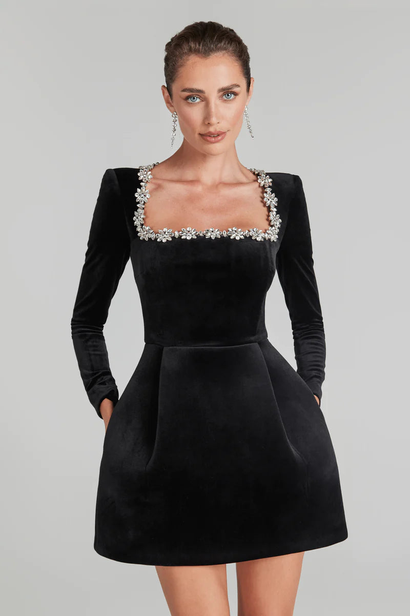 Yassy | Velvet Elegant Jurk