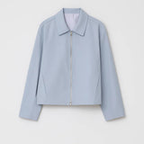 Korte Jas met Rits en Minimalistisch Design