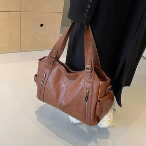 Liv™ Dames Leren Schoudertas
