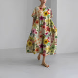 Simona™ Bohemian Maxi Jurk