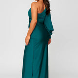 Elegante One Shoulder Maxi Jurk