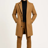 Lange Jas Heren | Reverskraag | Klassiek | Winter | Comfortabele pasvorm | Ideaal voor koude dagen