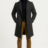 Lange Jas Heren | Reverskraag | Klassiek | Winter | Comfortabele pasvorm | Ideaal voor koude dagen