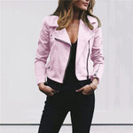 Hailey | Asymmetrische Rits Moto-Stijl Kunstleren Jas