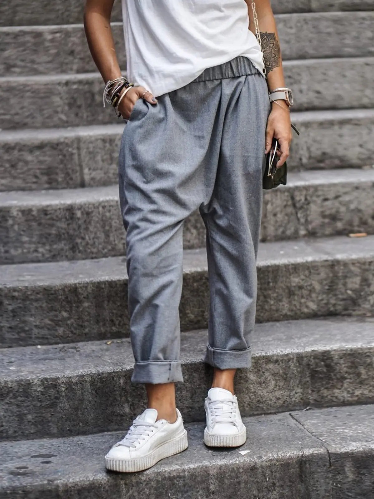 Luisa | Dames-Baggybroeken
