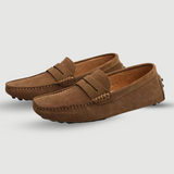 Leonardo | Suède Slippers - Italiaanse Stijl