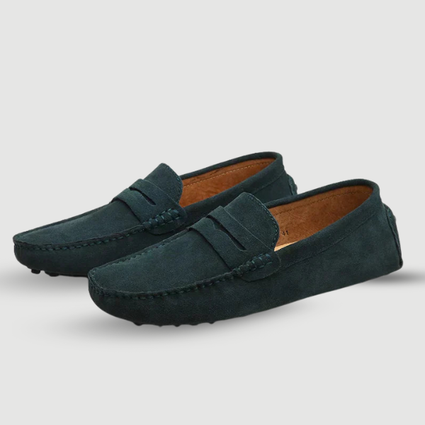 Leonardo | Suède Slippers - Italiaanse Stijl