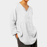 Clara™ Dames Linnen Tuniek