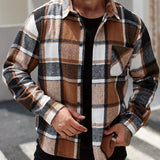 Ruben™ Geruite Overhemdjas voor Heren