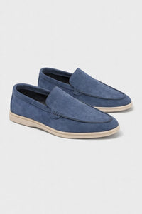 Heren Suède Instappers Comfort Casual Modern
