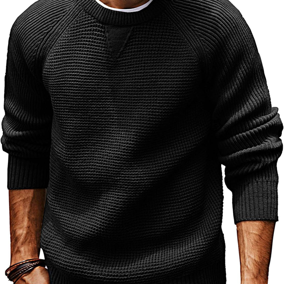 Lorenzo Cortese | Luxe Heren Trui met Structuur