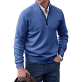 Matteo Ricci | Luxe Kasjmier Herenpullover met Rits