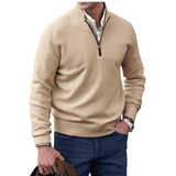 Matteo Ricci | Luxe Kasjmier Herenpullover met Rits