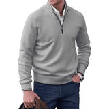Matteo Ricci | Luxe Kasjmier Herenpullover met Rits