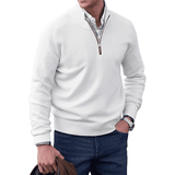 Matteo Ricci | Luxe Kasjmier Herenpullover met Rits