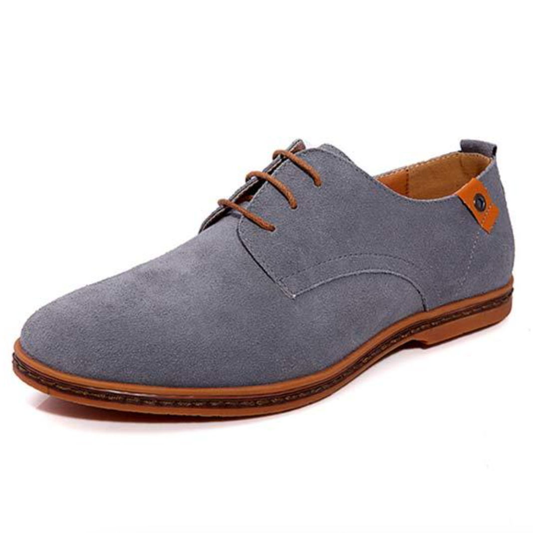 Mees™ Klassieke Suède Heren Veterschoenen