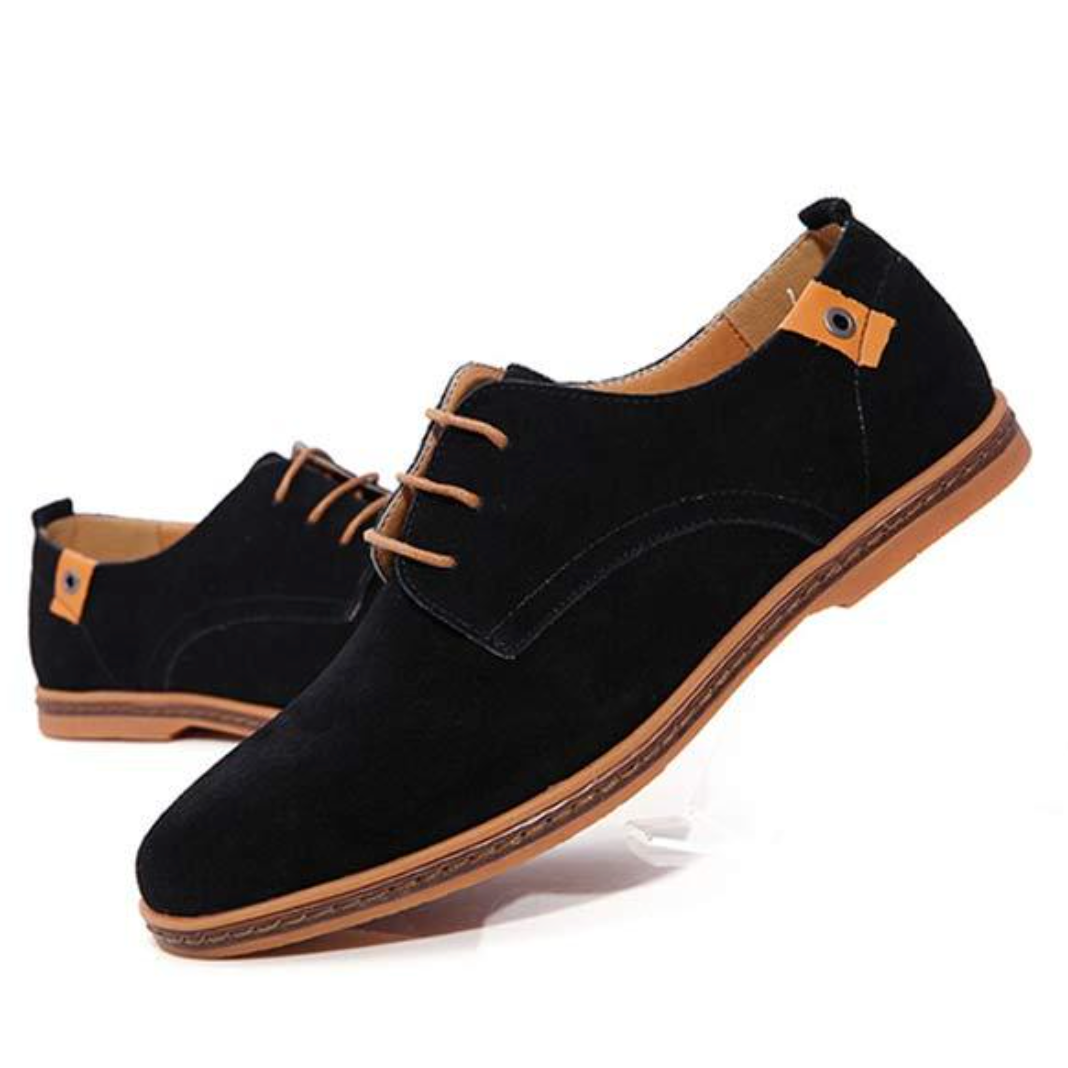 Mees™ Klassieke Suède Heren Veterschoenen