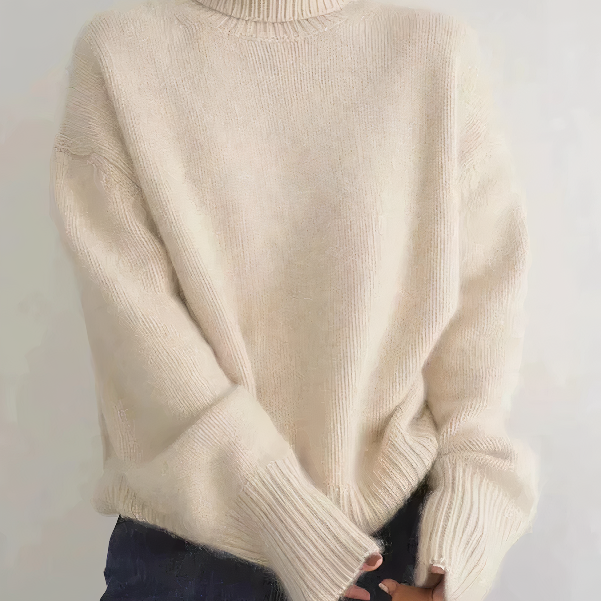 Babette™ Warme Oversized Trui met Col