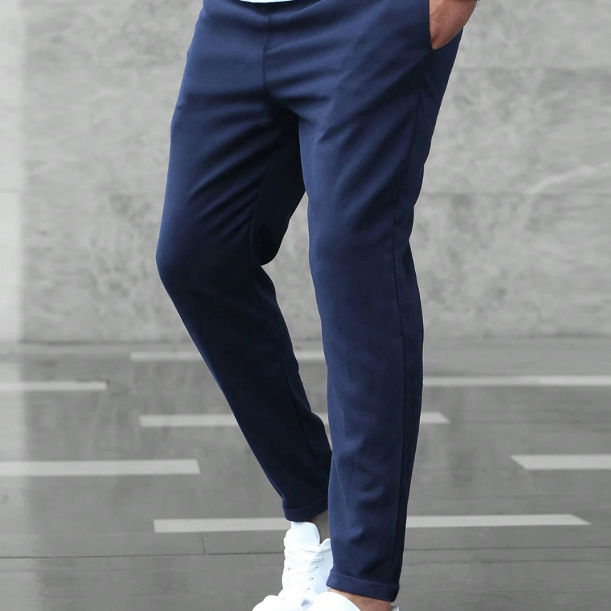 Atlden | Slim Fit Joggingbroek met Tunnelkoord