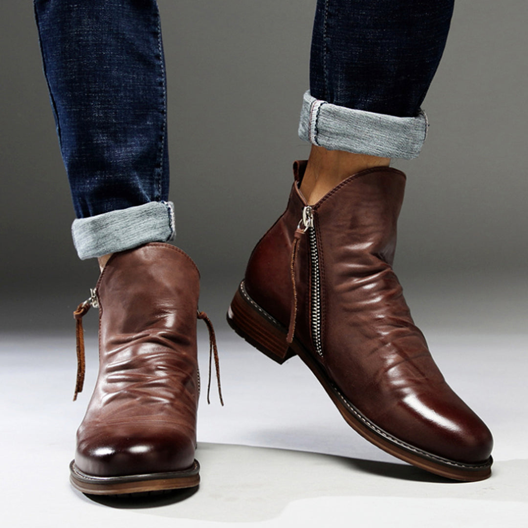 Jelle™ Klassieke Leren Chelsea Boots