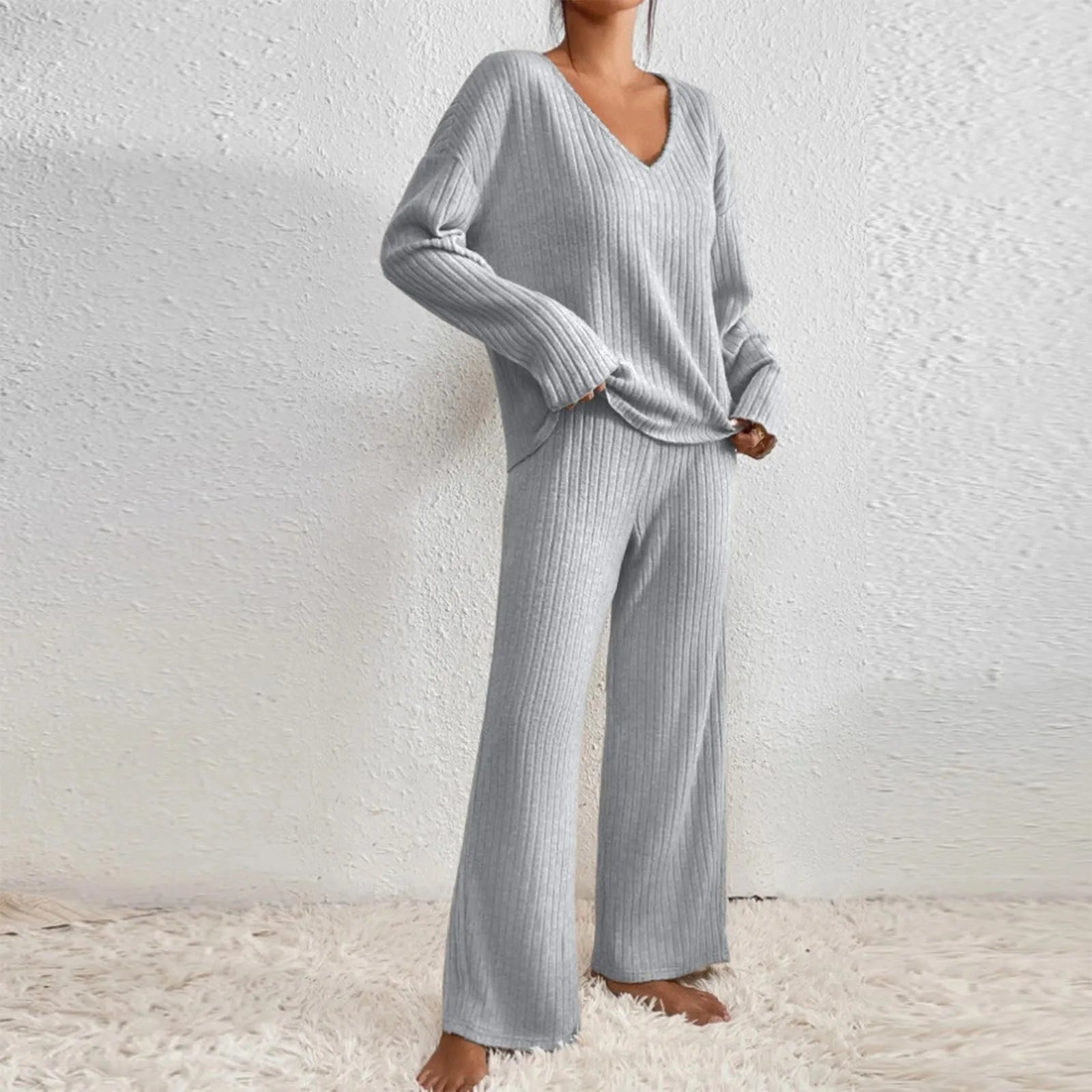 Anja™ Luxe 2-Delige Gebreide Set